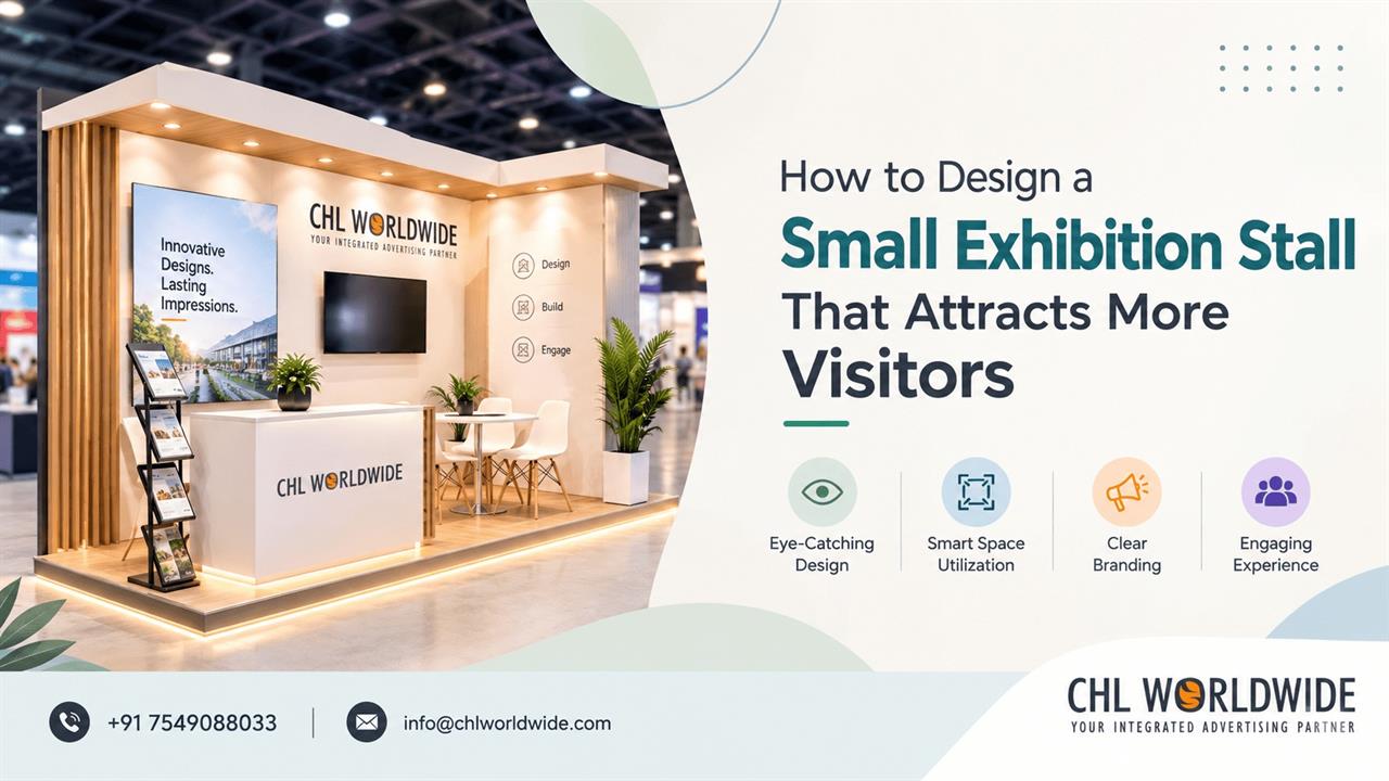 How to Design a Small Exhibition Stall That Attracts More Visitors